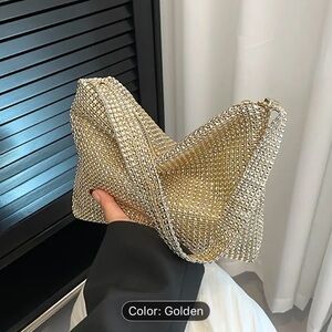 Elegant Gold Women's Bag